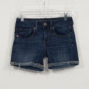 American Eagle  Midi Shorts  Super Stretch  Sz 2